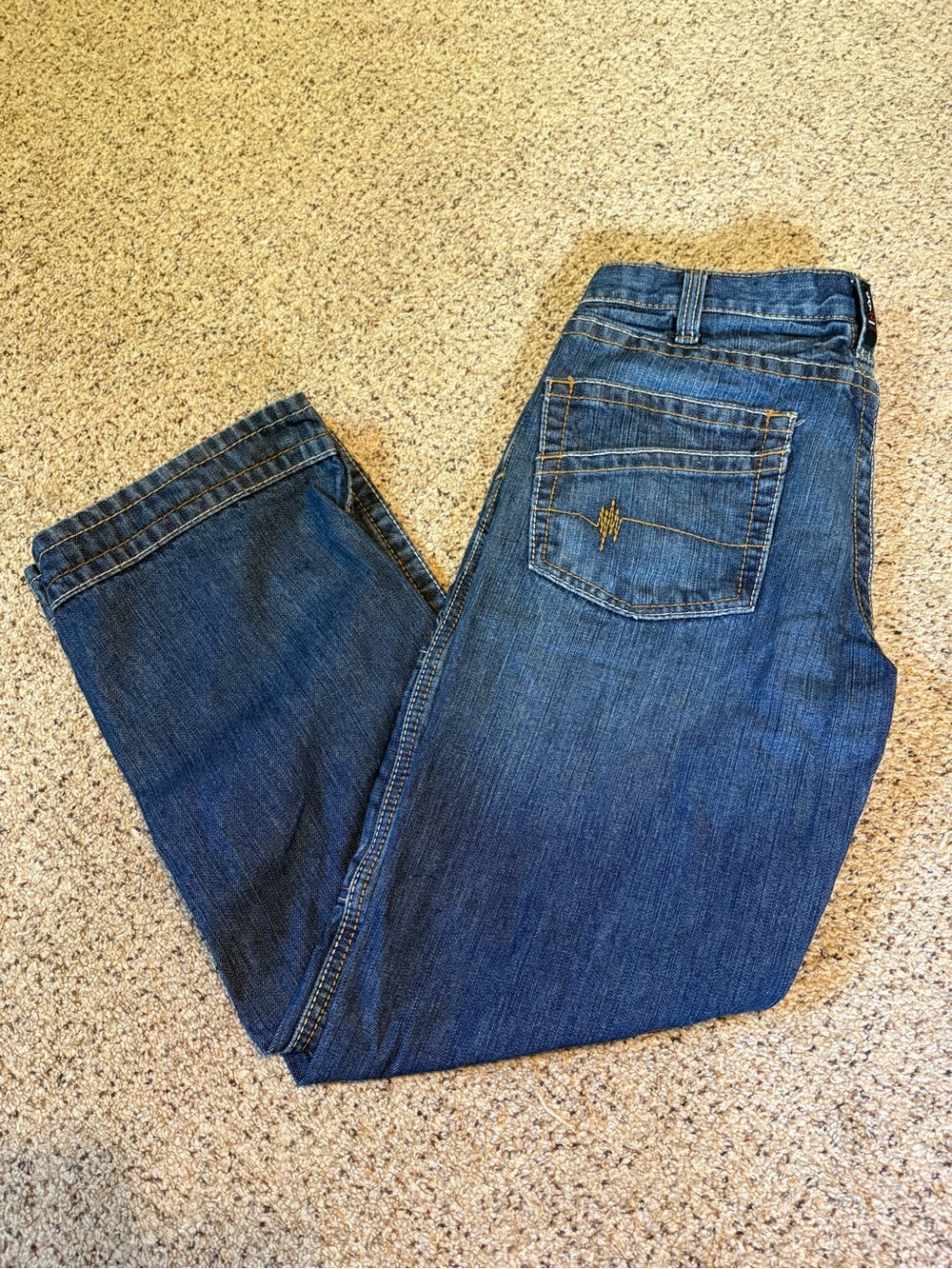 Men's Blue Denim Jeans - Classic Straight Fit